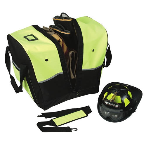 bunker gear bag 2W International Gb95-03 Step-In Turnout Gear Bag, Lime
