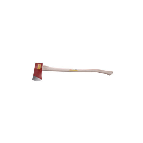 Council Tool Flathead Fireman's style single bit axe with a 32" curved wooden handle, 6 lb.